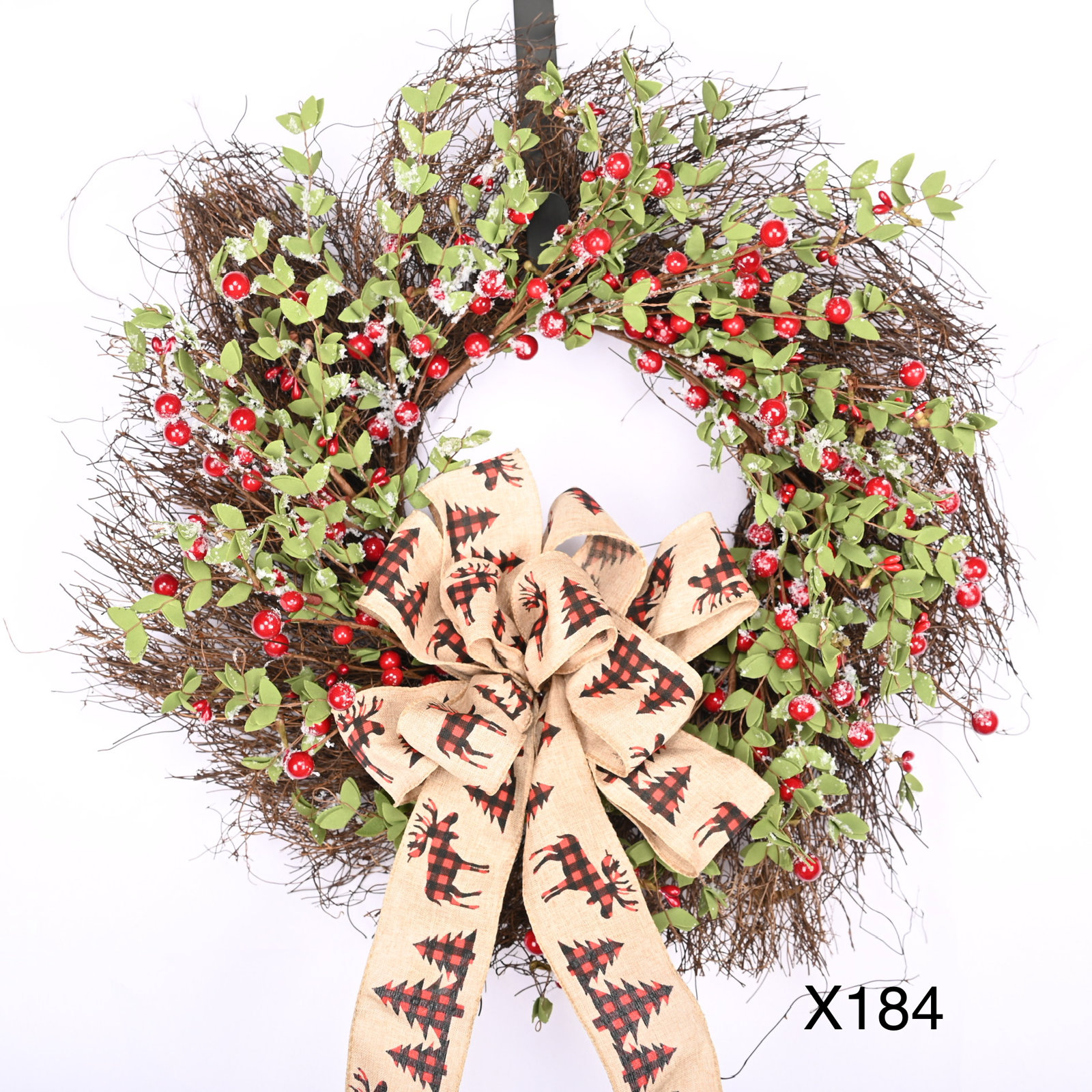 The Holiday Aisle? Handcrafted Faux 24'' Wreath The Holiday Aisle? Handcrafted Faux 24'' Wreath